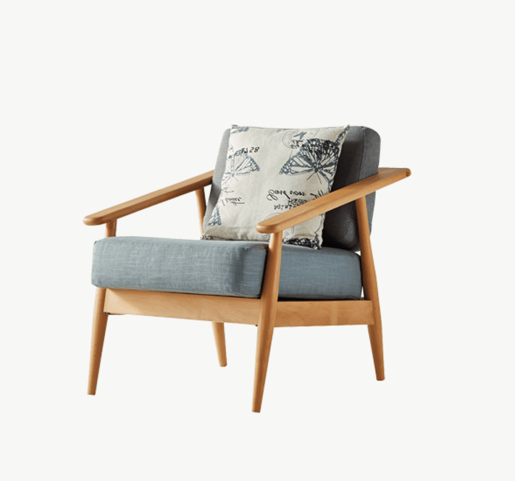 Sylva Leather Accent Chair
