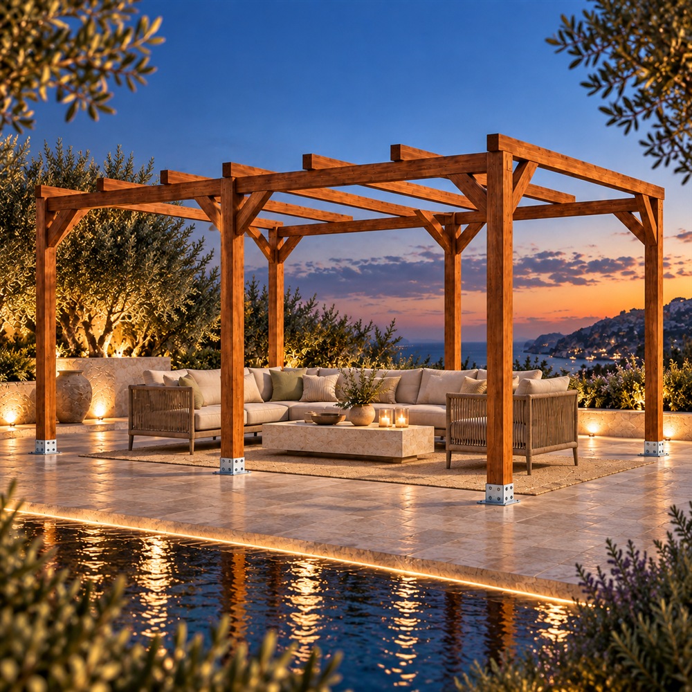 Pérgola madera 5x3